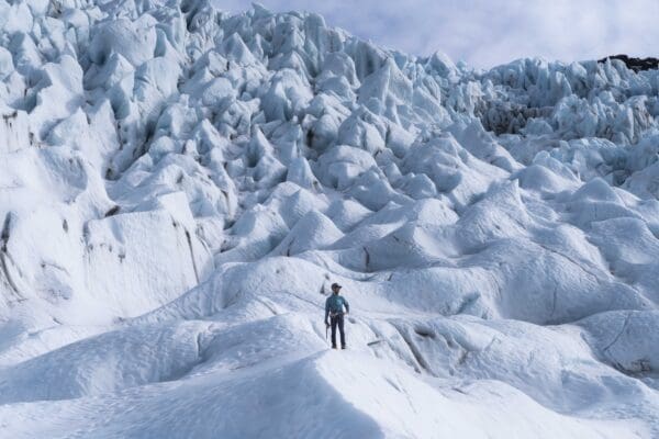 Randonnée sur glacier