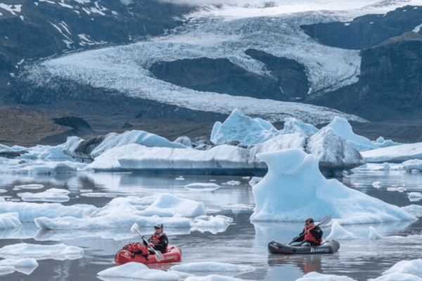 Kayak en Islande - Fjallsárlón